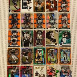 Chicago Bears 25 Card Football Lot! Rookies, Prizms, Parallels, Jersey Memorabilia, Short Prints, Case Hits, Variations & More!