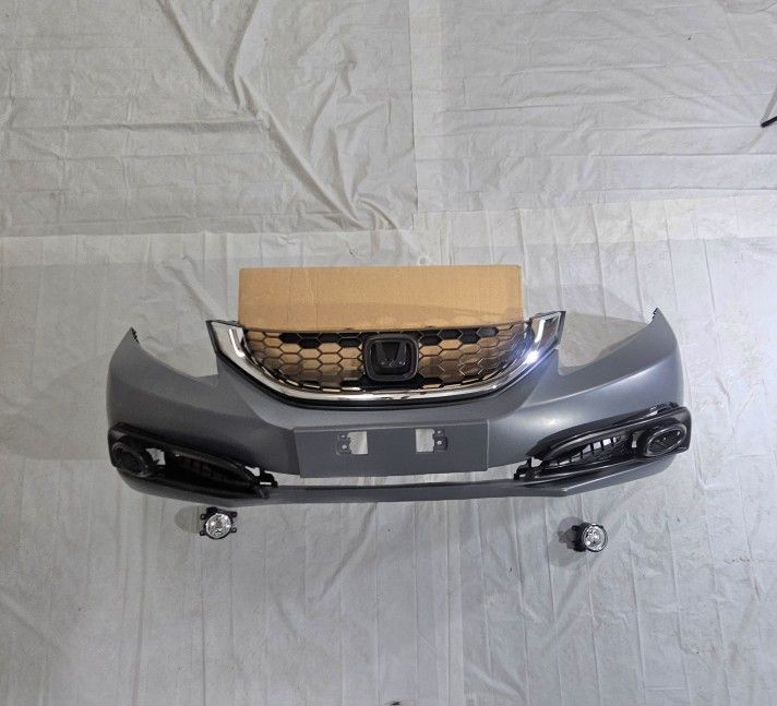 Honda Civic Front Bumper Complete Si Sport Style 2012-2015 9th generation
