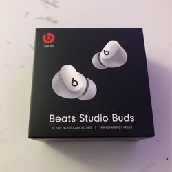 Beats Studio Buds - White - New/Unopened 