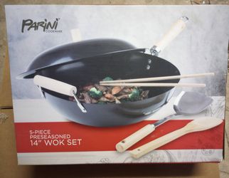 5 Piece Wok Set