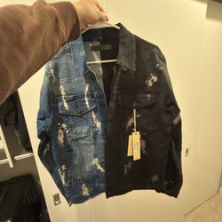 2 KDNK denim Jackets Size M