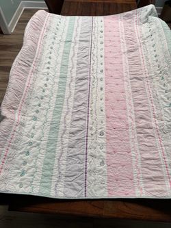 ✨Girls Pottery Barn Quilt set✨w/2-Pillow shams -Bailey-Full/Queen
