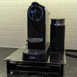 Nespresso Citiz Espresso Maker with Milk Frother By DeLonghi