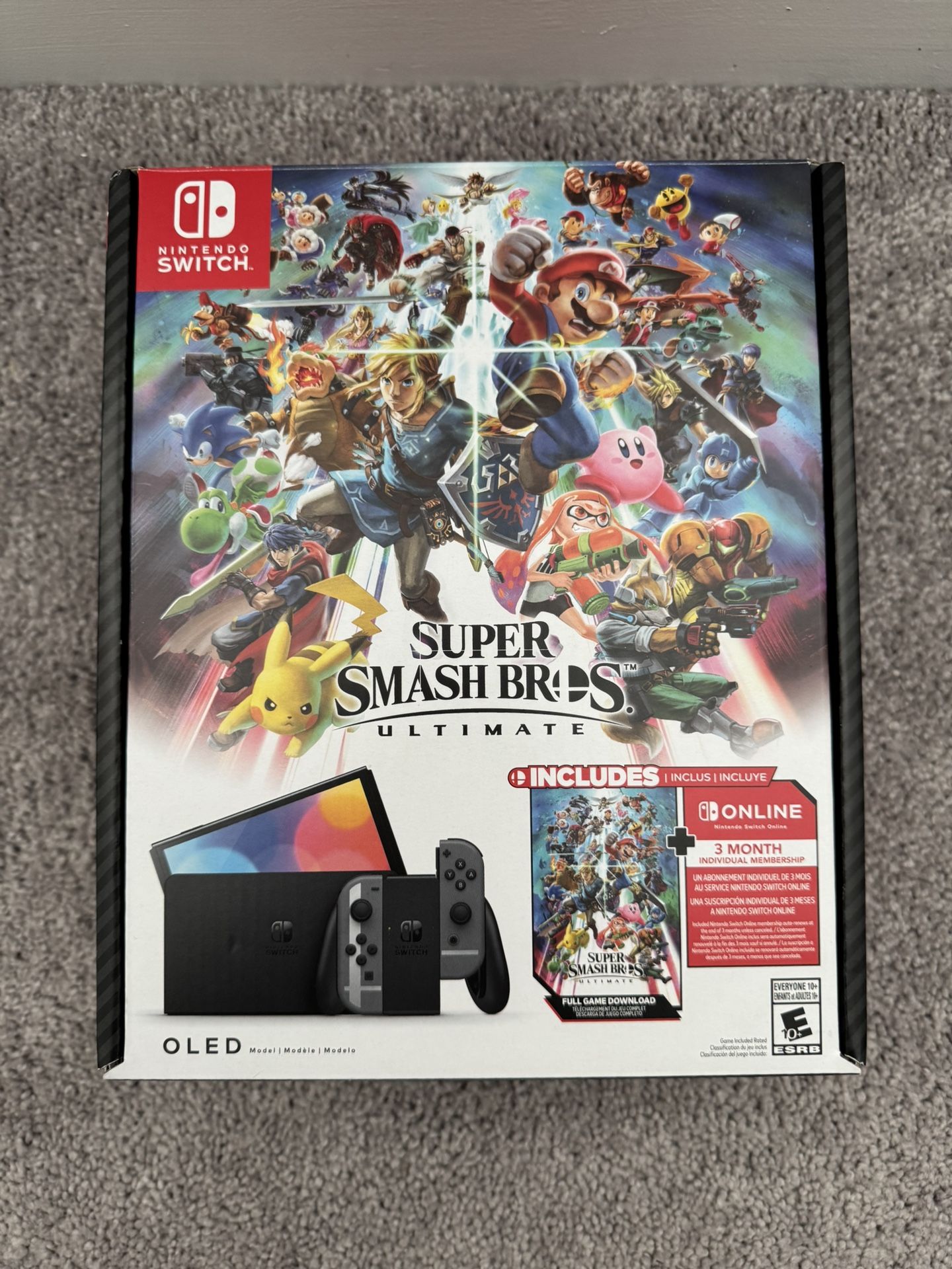 🎮 Nintendo Switch OLED. Ultimate Edition + 2 Pro Controllers + 2 Games + 2 Cases (Complete Bundle)