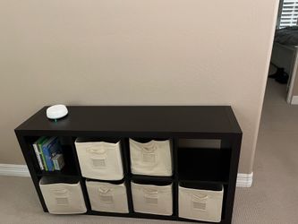 🪵 Storage Cube Bookcase / Organizer w/ Bins – $25
