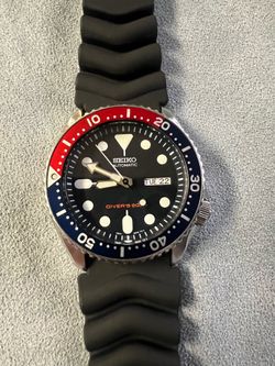 Seiko SKX009 Pepsi Bezel Automatic 200m Divers Watch January 2013 Running Great!