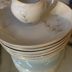 Floral Tea Cup And Saucers