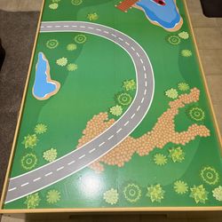Kidcraft car/train table