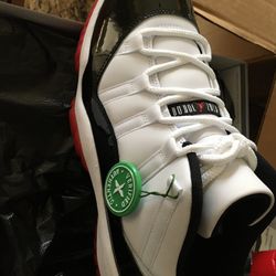 Air Jordan 1 Bred Low Sz 9 10.5 13