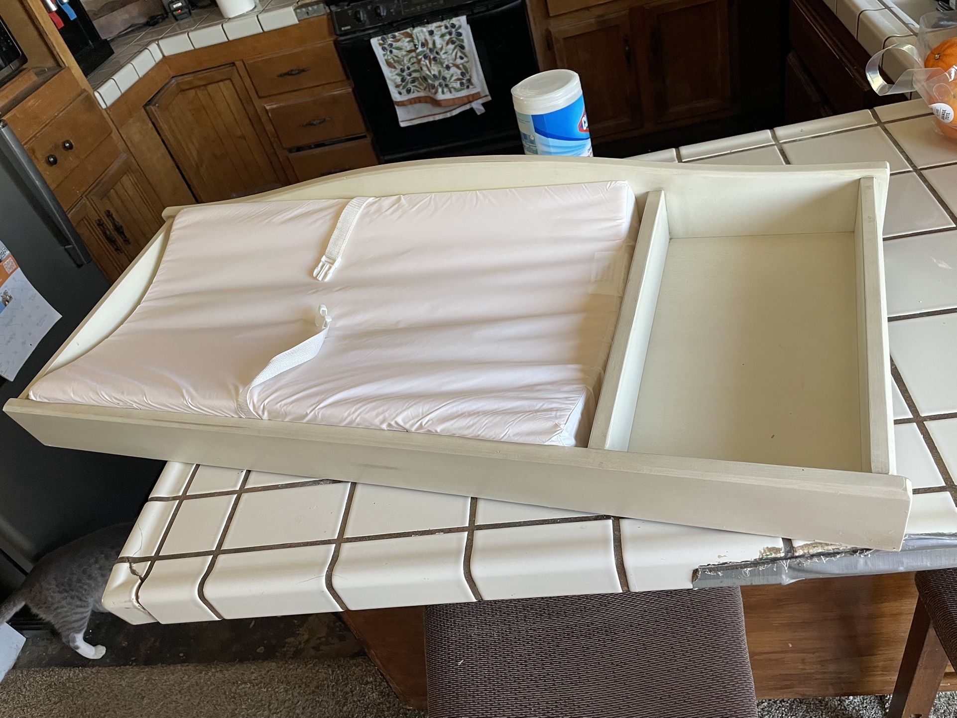 Diaper Changing Topper For Dresser Wood
