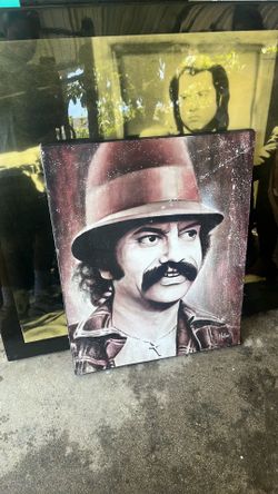 Hand acrylic paint frame