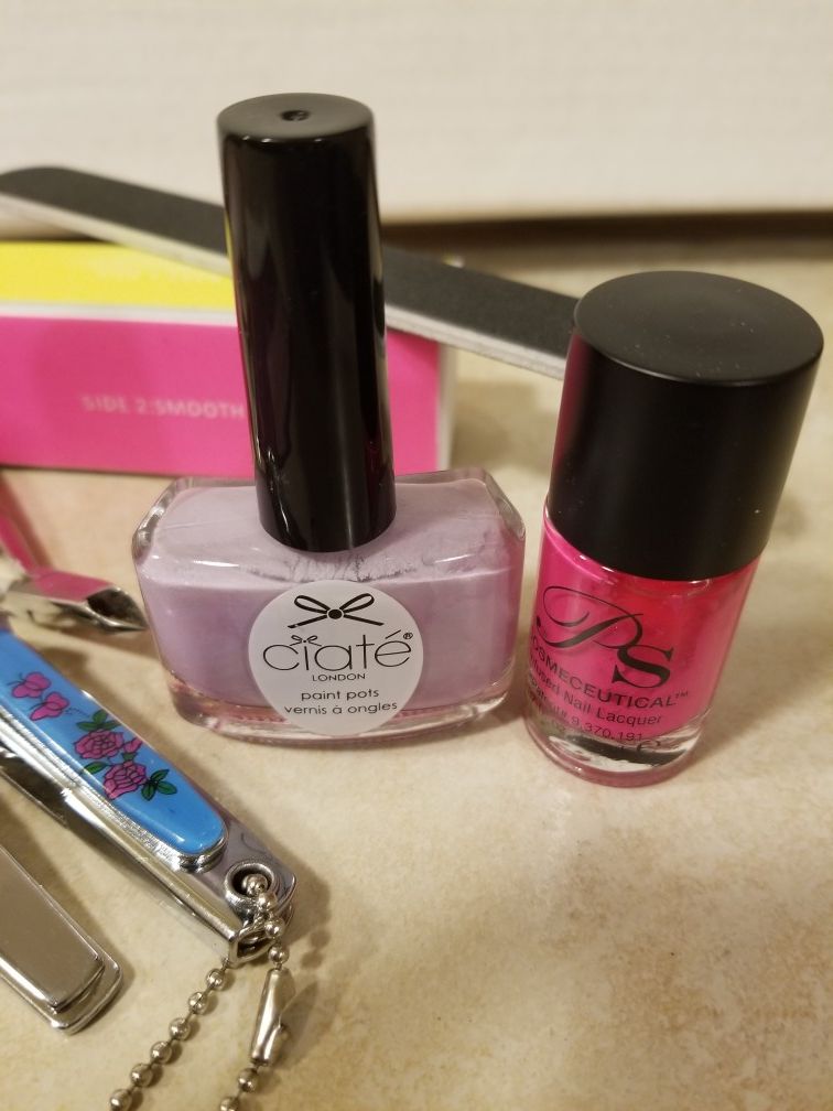 Nail care lot.