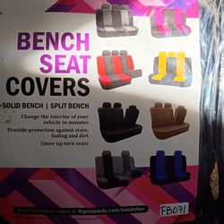 New Seat Covers Full/Bench 