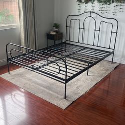 Black Metal full Bed Frame