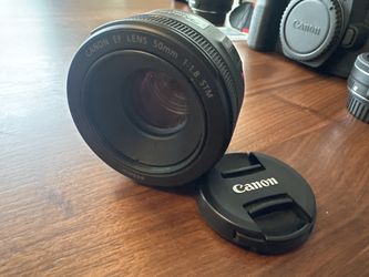 Canon EF 50mm f/1.8 STM Lens, Like New, Full Frame & APS-C