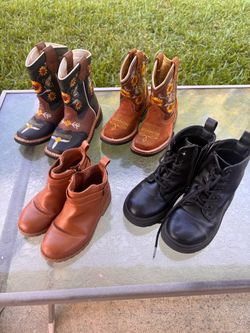 4 Pairs Kids Boots Bundle