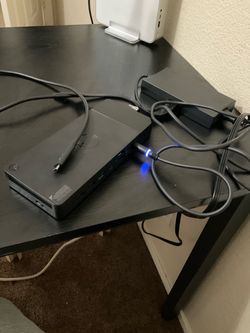 Dell WD19S USB-C Dock (K20A001) + 180W Adapter – Dual/Triple Display, Gigabit Ethernet, 130W Laptop Charging
