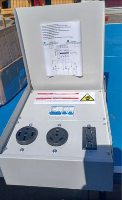 RV power outlet box
