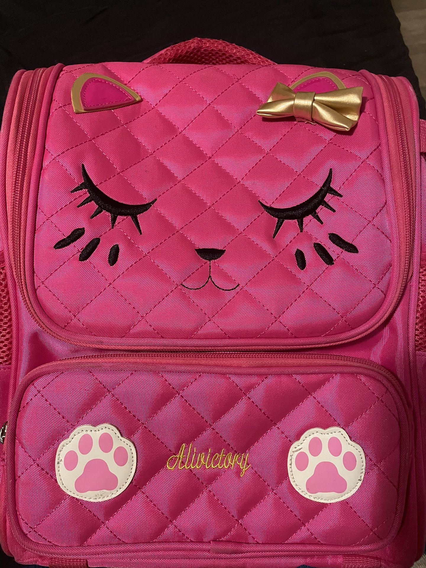 Girl Backpack For School (NEW) (HOT PINK) 