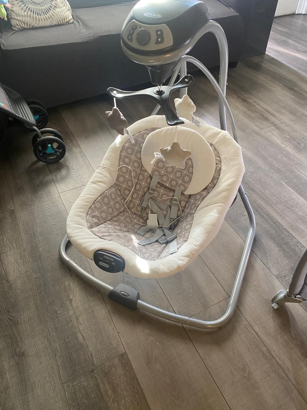 Reclining Baby Stuff Roller Coaster Ride 