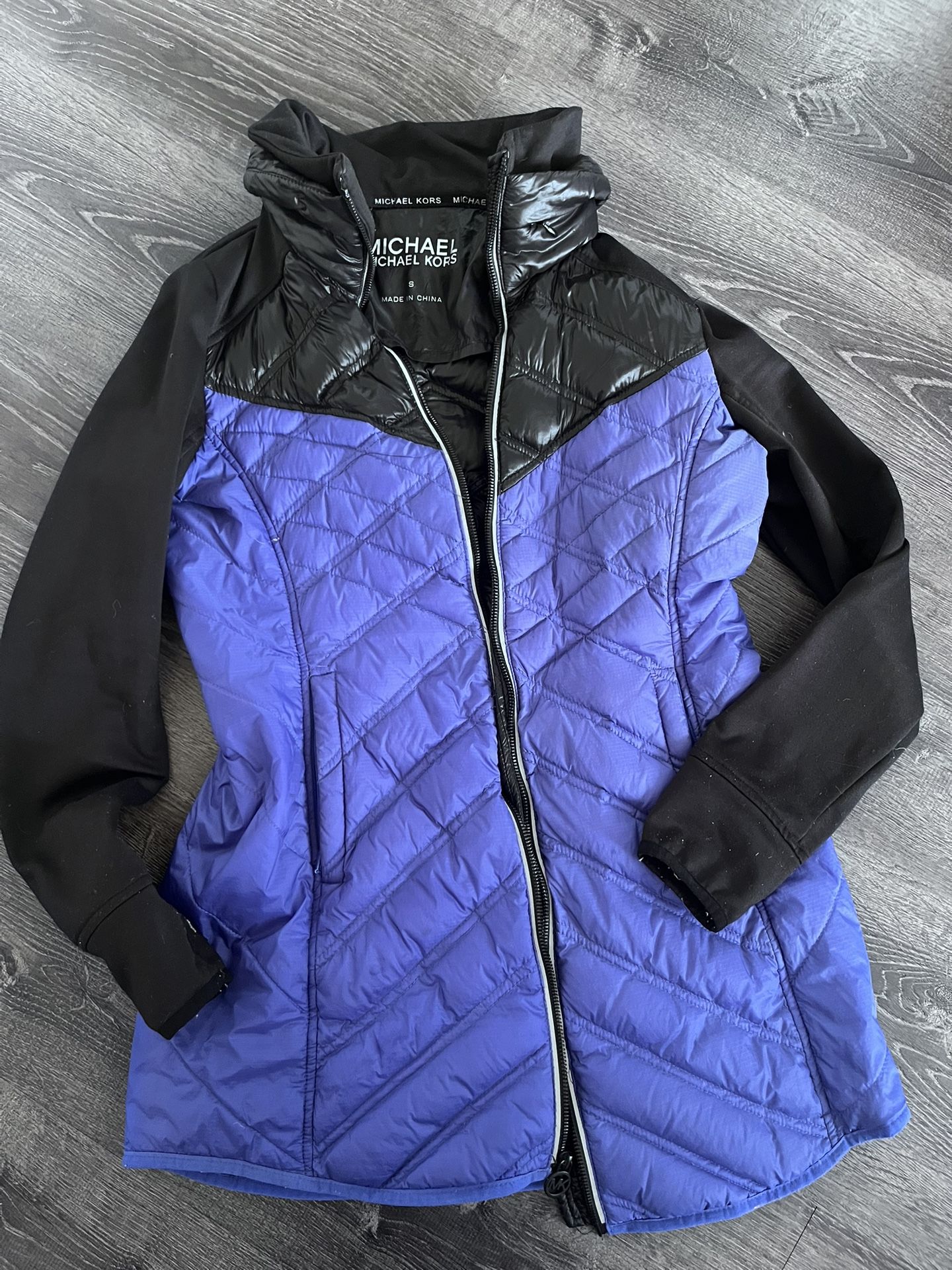 Women’s -Michael Kors Blue Long Coat Size Small 