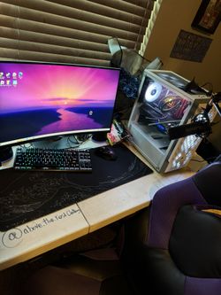 Gaming pc setup 