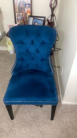 Velvet chair