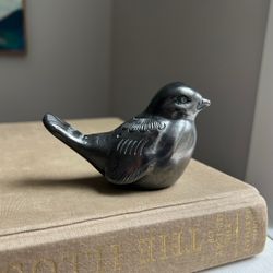 Small Handcrafted Bird Figurine ( H2.5" ) firm on price 