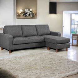 Need Gone asap Price to sell Abbyson Gray Reversible Sectional with Storage Ottoman 
