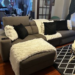 Dual Power Reclining Sectional 