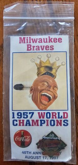 Milwaukee Braves 40th Anniversary World Series Pin