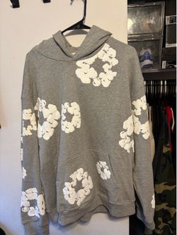Denim tear hoodie Grey