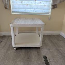 IKEA TINGBY White Side Table Casters