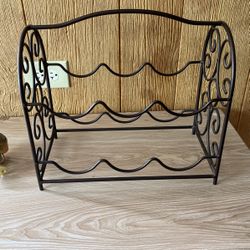 Iron Wine Rack 