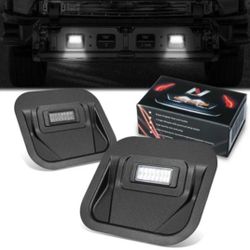 19-24 Chevrolet Silverado Gmc Sierra LED License Plate Lights Luces Placas