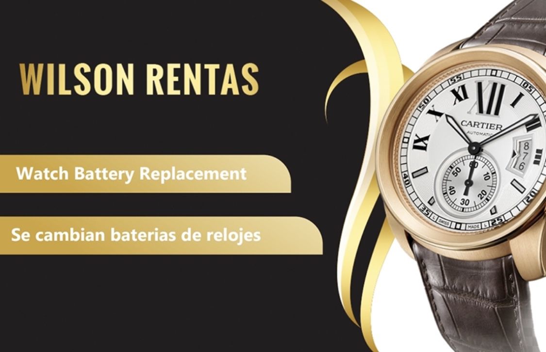 Watch battery replacement/ se cambian baterías de reloj