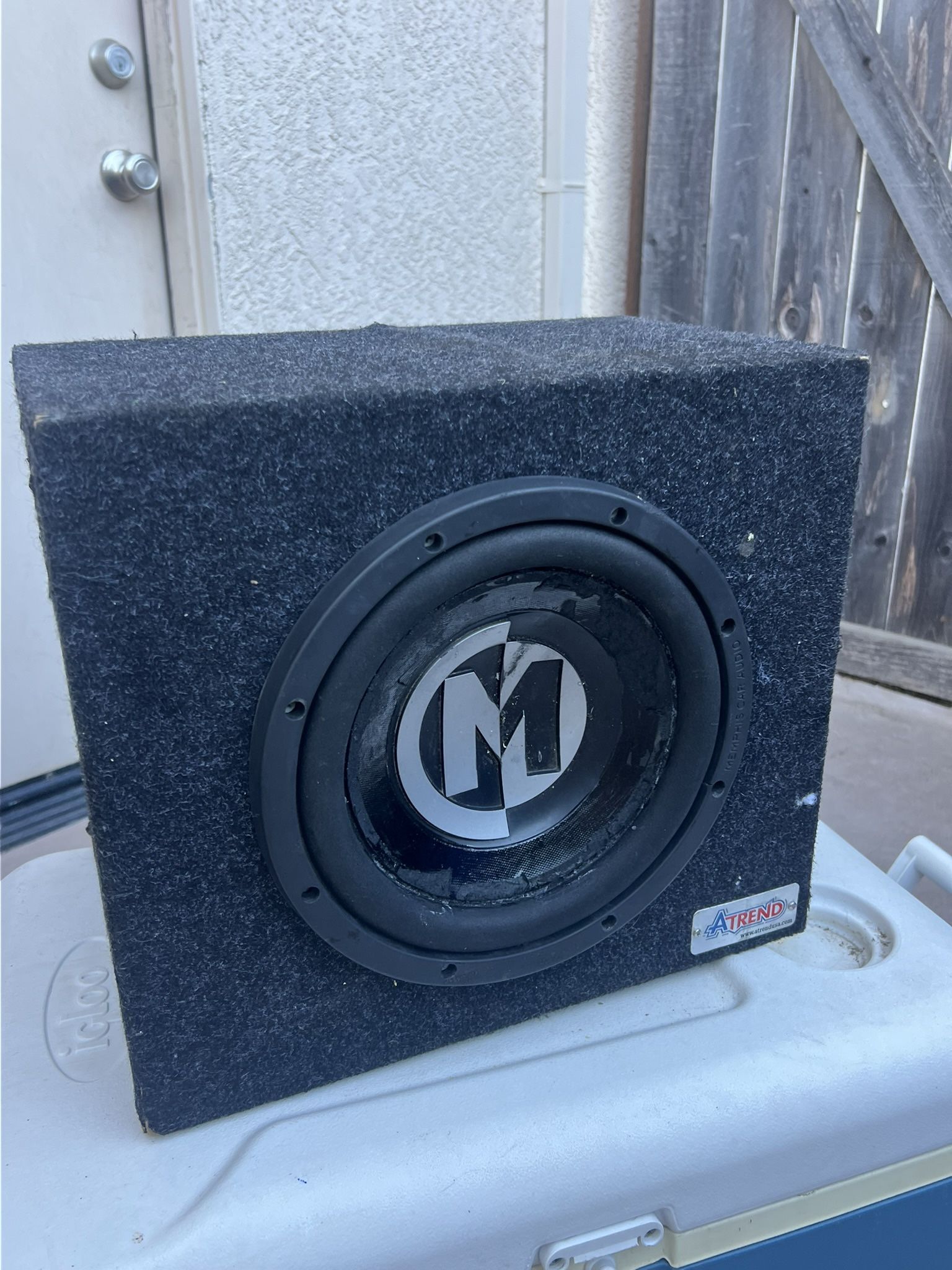 Memphis 10in Subwoofer In Sealed ATrend Box 