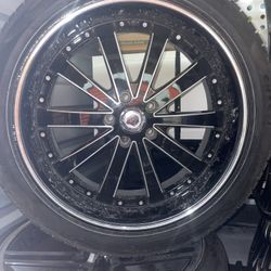 Set If 3 20in Red Reaching Wheel 