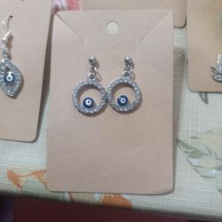 Evil Eye 👁‍🗨 Charm Earrings 