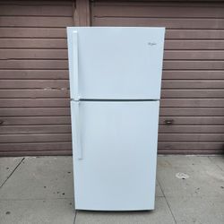 3MONTHS WARRANTY 30X32X66 WHIRLPOOL FRIDGE 19CUFT WHITE 