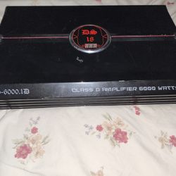 DS18  6000.1D CAR AMPLIFIER 