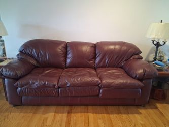 Leather Sofa 