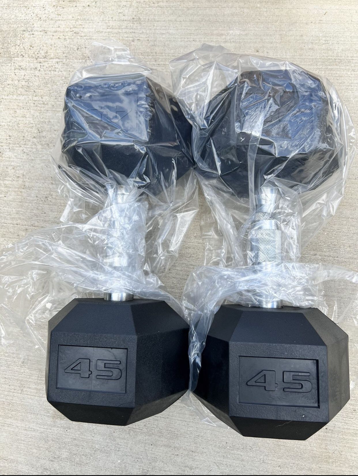 Hex Dumbbells 💪 (2x45Lbs) for $70 Firm on Price 