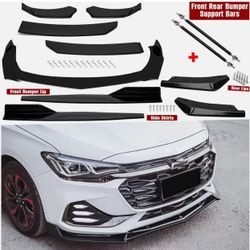 For Chevrolet Cruze Front Rear Bumper Lip Spoiler Splitter Body/ Kit Side/ Skirt