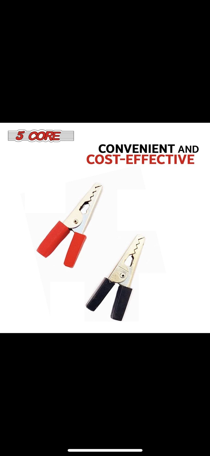 5 Core Electrical Metal Alligator Clip| Crocodile Clips Spring Clamps ALLIGATOR CLIPS(DM for required quantity)