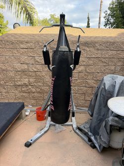 Everlast Heavy Bag with Freestanding Stand