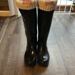 Hunter Boots With Socks