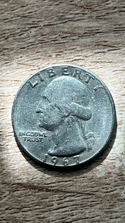 Quarter dollar from 1967