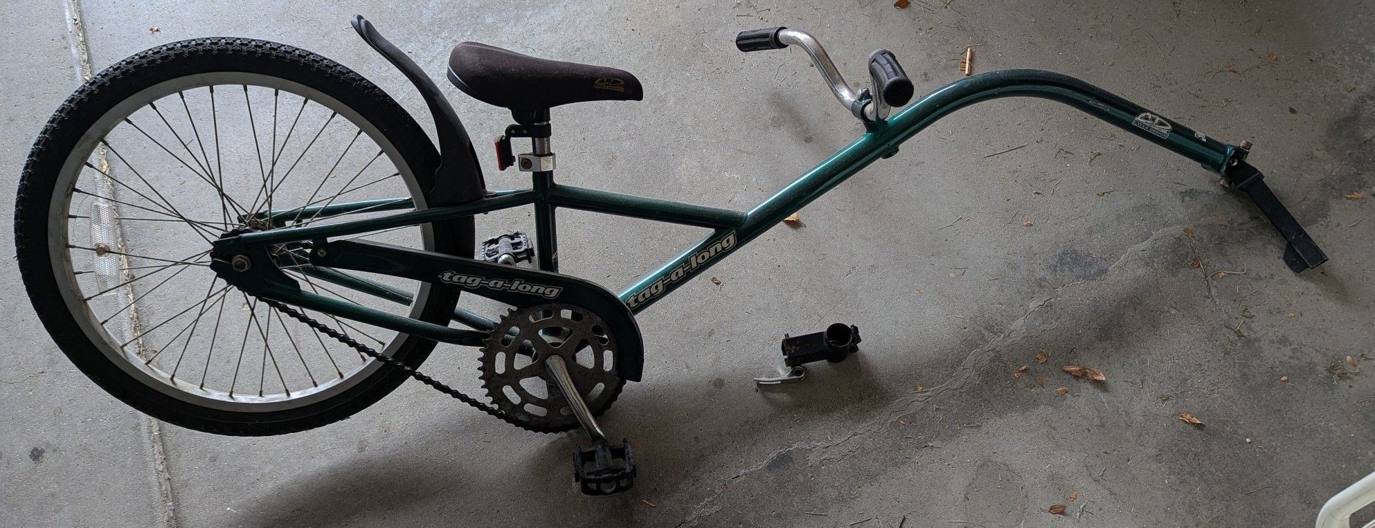Tag-a-long bike