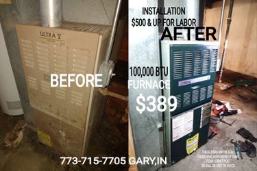 Furnace 24" Small Stove Fridge Refrigerator Water Heater Furnace Coil Power Vent Electric